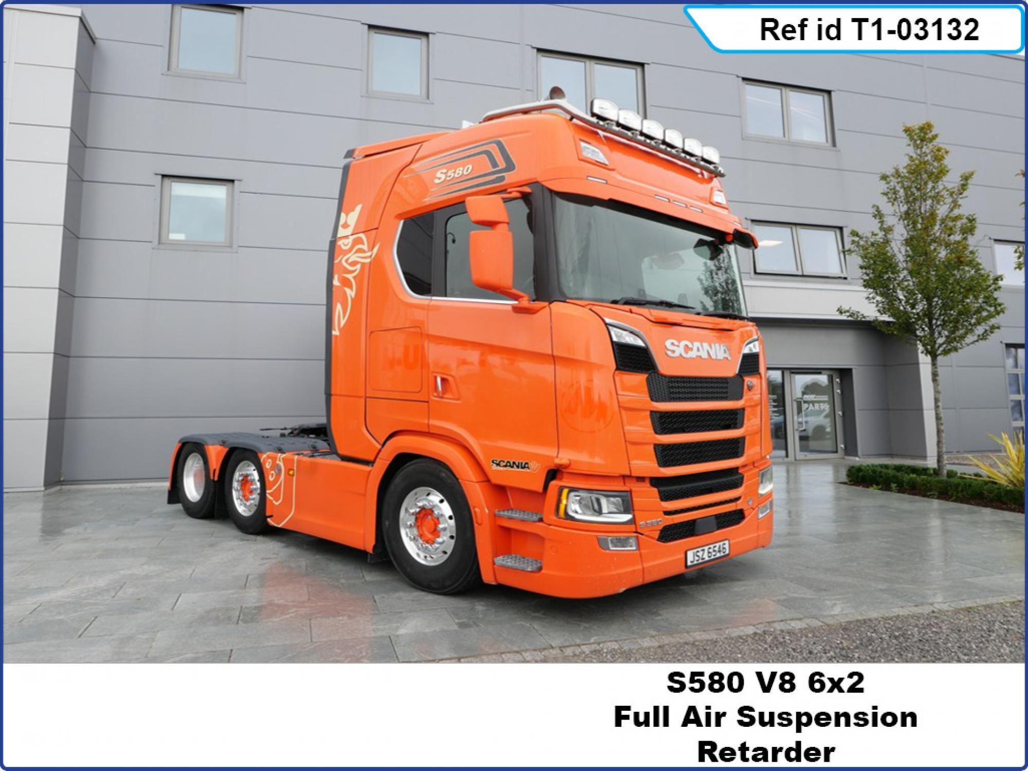 2021 - Scania - S580 - S Sleeper Highline - NG - 6x2 Mid Lift